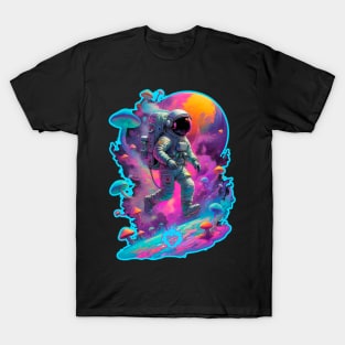 Psychedelic mushroom astronaut T-Shirt